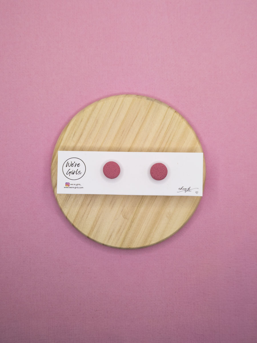 Micro Studs Dusty Pink